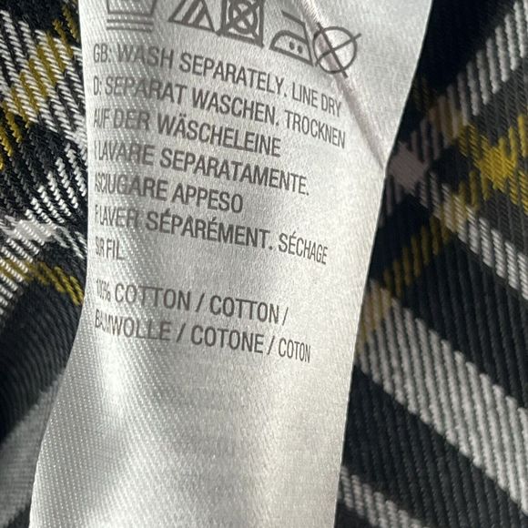 Joan Rivers Blouse Womens 6 Plaid Cottage Core Long Sleeve Peplum Button Casual - Picture 13 of 16